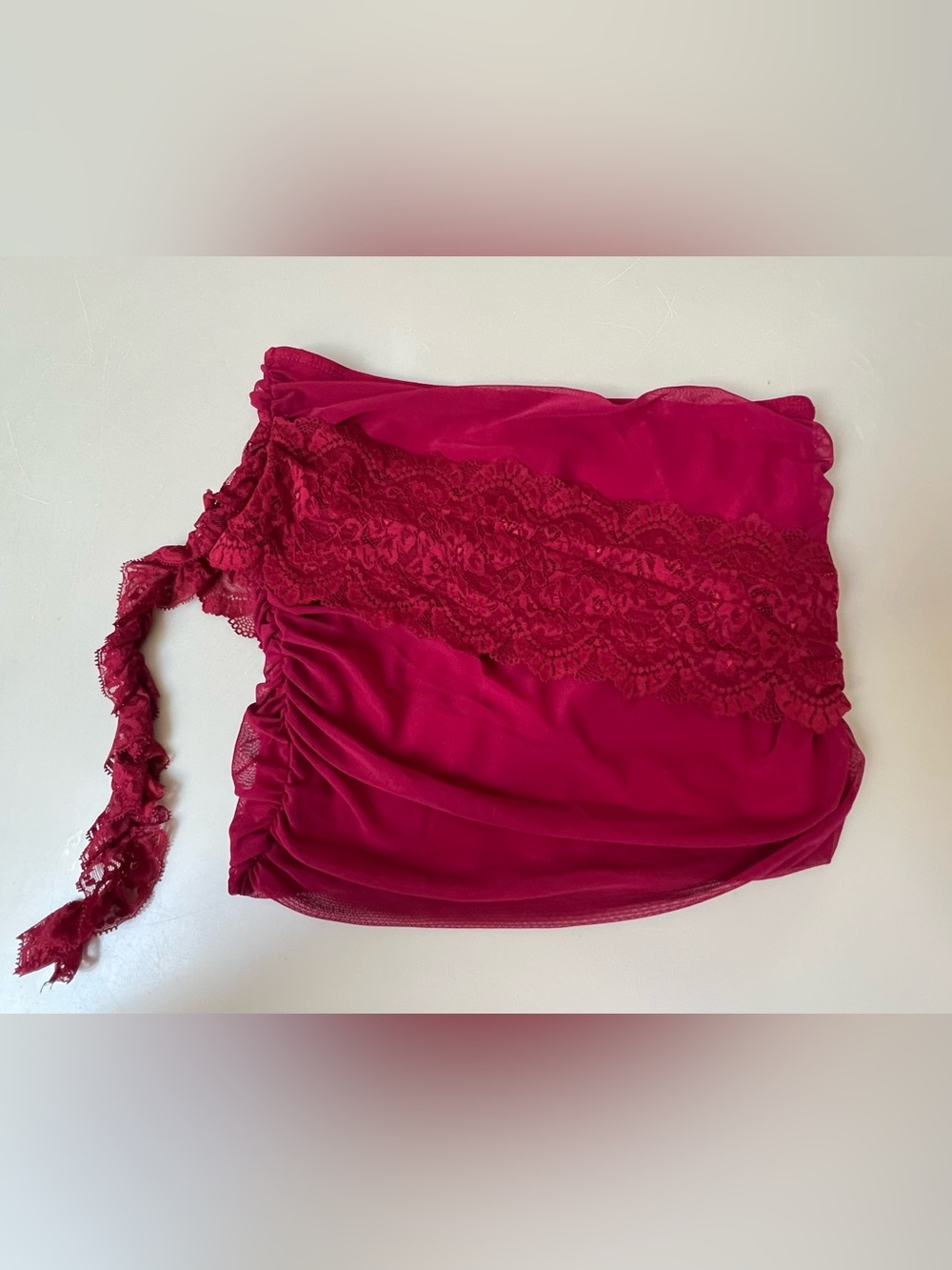 Women's Lace-Trim skirt